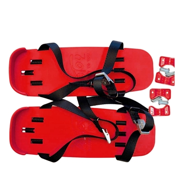 Footplate for red stilts, set