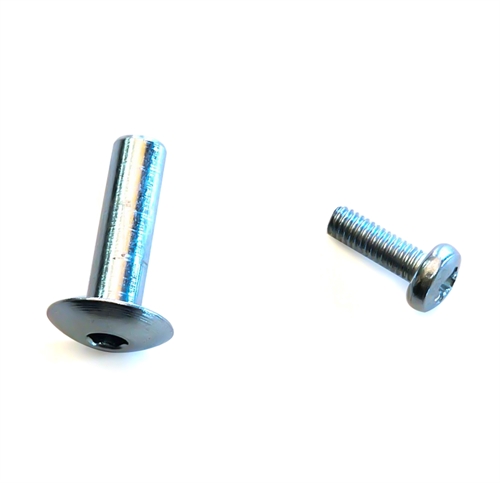 Screws for tube cap, green and yellow stilts 
